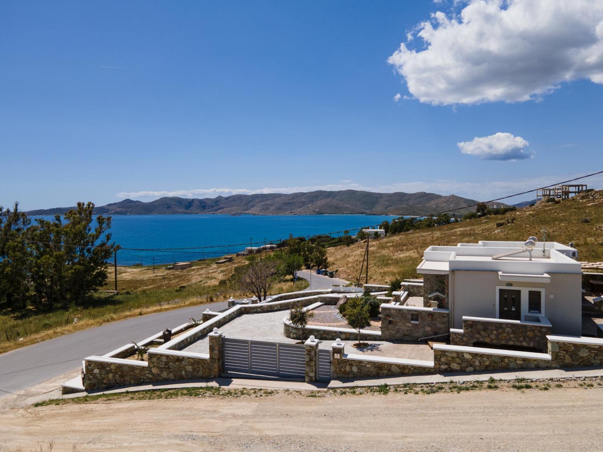 Filokalia 4 Veins - Vacation House With Sea View Каристос Екстериор снимка